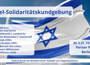 Israel-Solidaritätskundgebung am 20.05.2021
