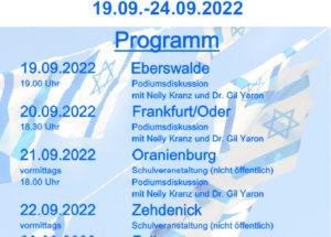 Israelwoche Brandenburg 2022