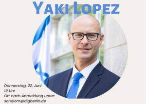 Einladung: Yom Fix mit Yaki Lopez